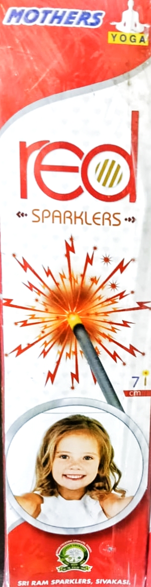 7cm Red Sparklers (10pcs)